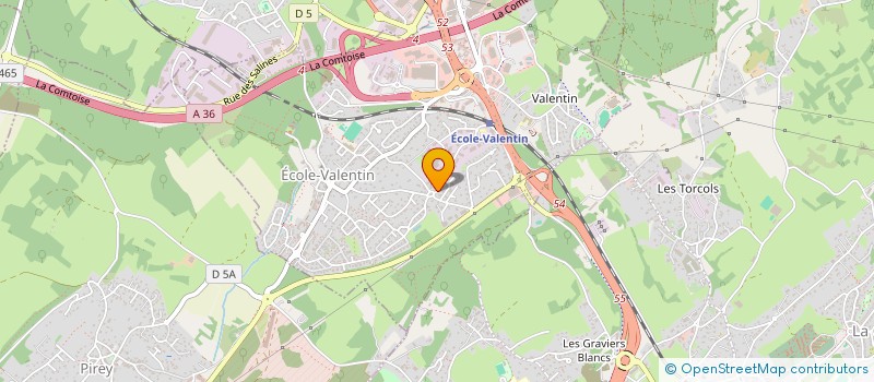 localisation de l'entreprise TELYA CONSEIL  ECOLE-VALENTIN