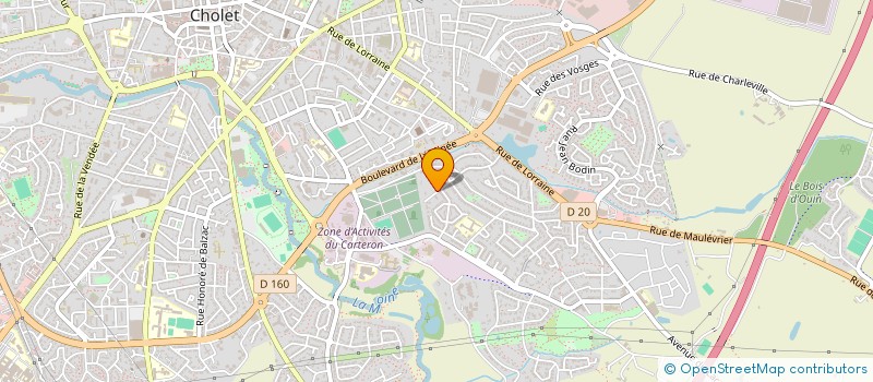localisation de l'entreprise TELYMED à CHOLET