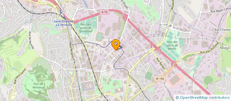 localisation de l'entreprise TELYP VRD à SAINT-ETIENNE