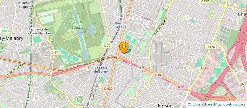 localisation de l'entreprise TELYS IMMO FRANCE à ANTONY