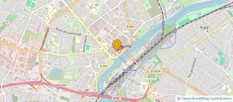 localisation de l'entreprise TEM à THIONVILLE