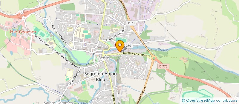 localisation de l'entreprise TEMA à SEGRE-EN-ANJOU BLEU