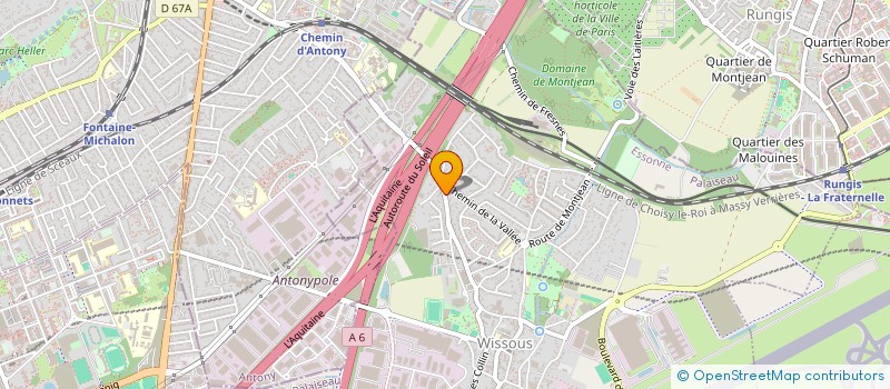 localisation de l'entreprise TEMA à WISSOUS