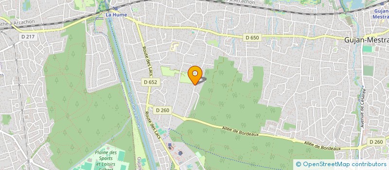 localisation de l'entreprise TEMA  GUJAN-MESTRAS