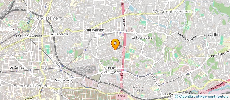 localisation de l'entreprise TEMA à MARSEILLE 12EME