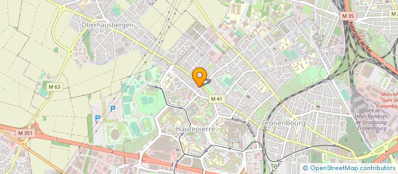 localisation de l'entreprise TEMA à STRASBOURG