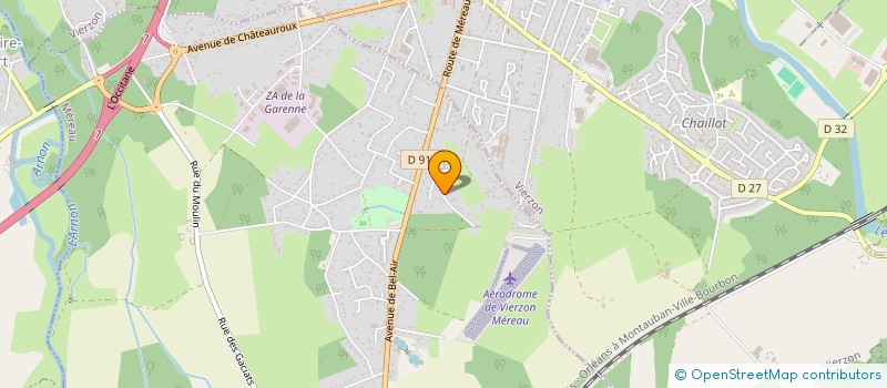 localisation de l'entreprise TEMA  MEREAU