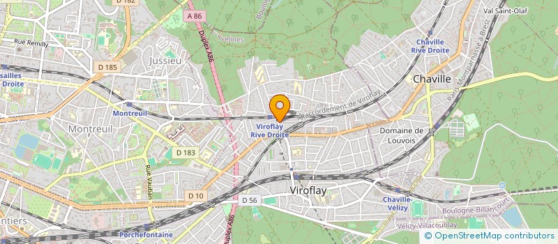 localisation de l'entreprise TEMA  VIROFLAY