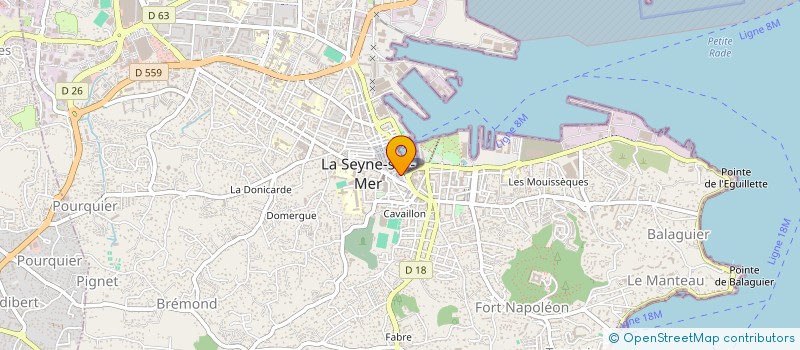 localisation de l'entreprise TEMA à LA SEYNE-SUR-MER