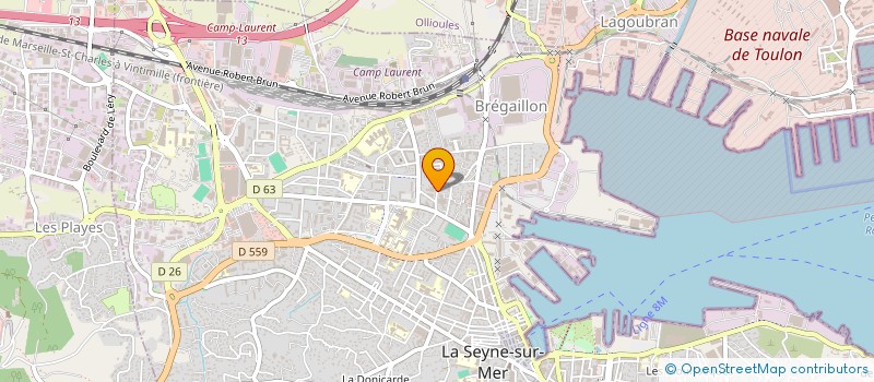 localisation de l'entreprise TEMA à LA SEYNE-SUR-MER