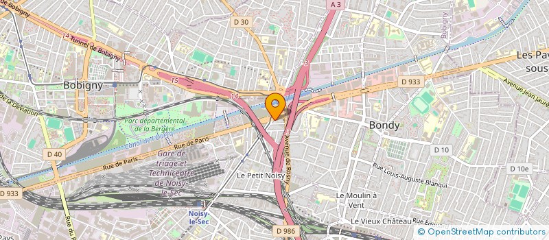 localisation de l'entreprise TEMA  NOISY-LE-SEC