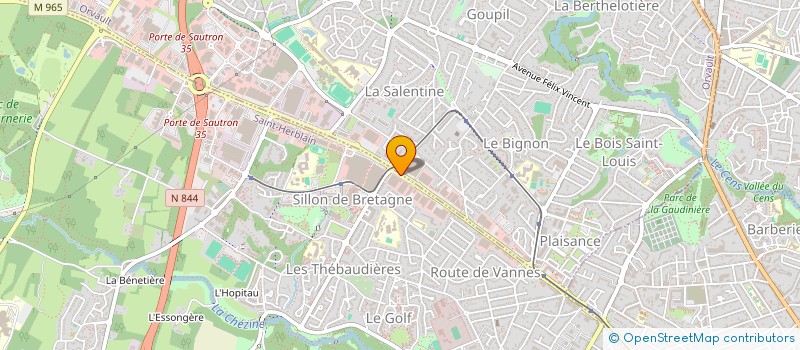 localisation de l'entreprise TEMA IMMO  SAINT-HERBLAIN