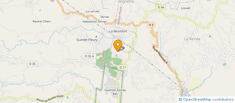 localisation de l'entreprise TEMAHH SERVICES  RIVIERE-PILOTE