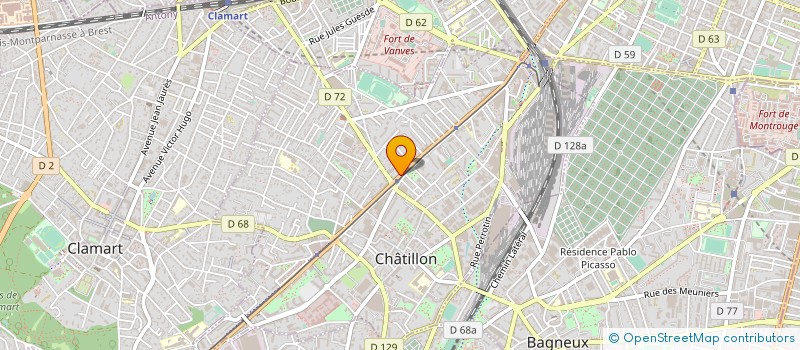 localisation de l'entreprise TEMAM K SARL à CHATILLON