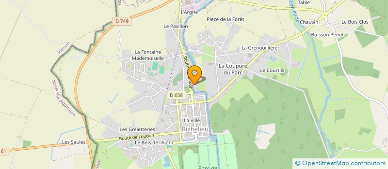 localisation de l'entreprise TEMAP à RICHELIEU