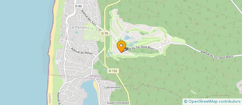 localisation de l'entreprise TEMARA  SEIGNOSSE