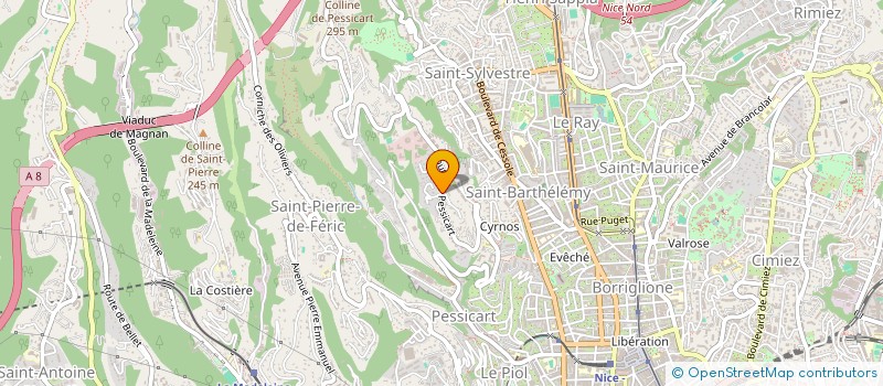 localisation de l'entreprise TEMARA à NICE