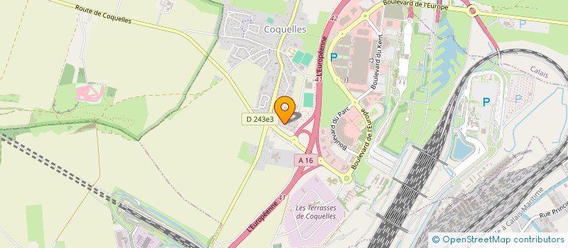 localisation de l'entreprise TEMATOUT  COQUELLES