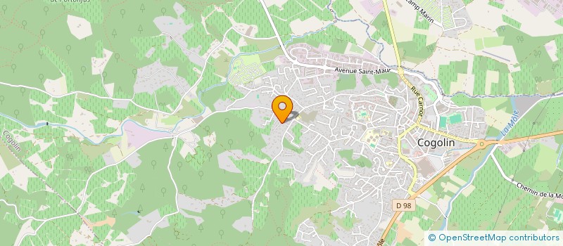 localisation de l'entreprise TEMAX  COGOLIN