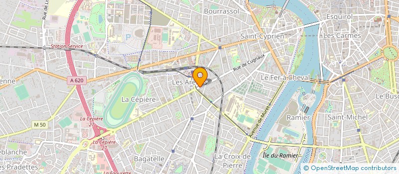 localisation de l'entreprise TEMAX CREATION MIDI PYRENEES à TOULOUSE