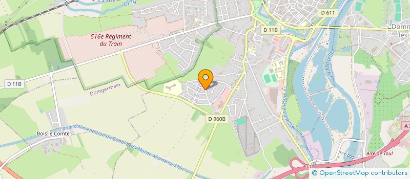 localisation de l'entreprise TEMAY à TOUL