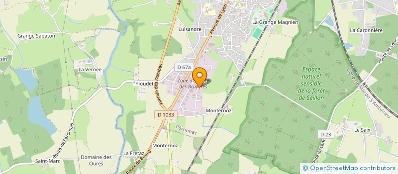 localisation de l'entreprise TEMB à PERONNAS