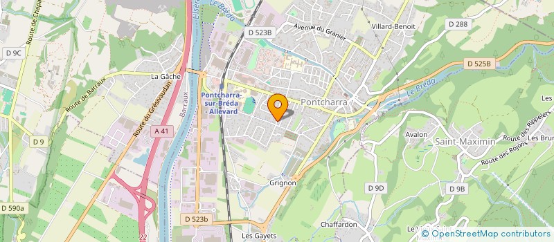 localisation de l'entreprise TEMBO INVEST à PONTCHARRA