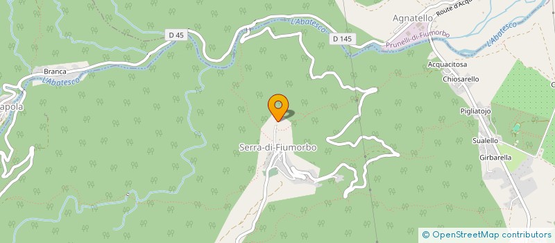 localisation de l'entreprise TEMCORS à PRUNELLI DI FIUMORBO