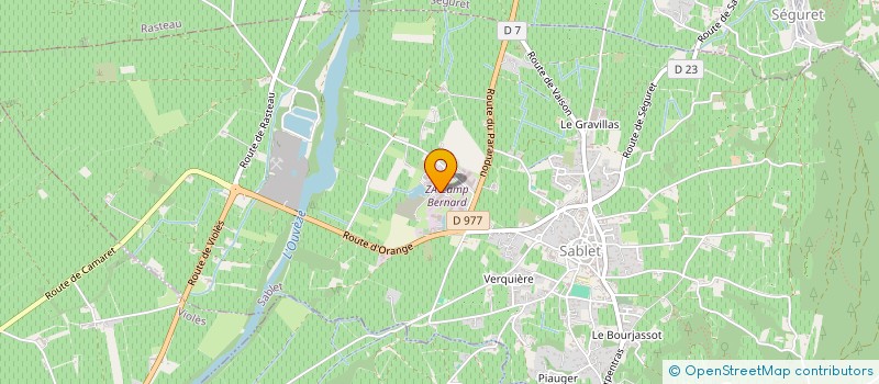 localisation de l'entreprise TEMEL HOLDING  SABLET