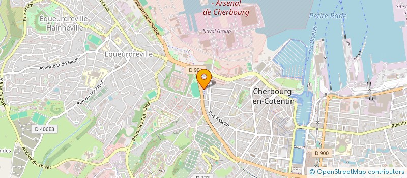 localisation de l'entreprise TEMET à CHERBOURG-EN-COTENTIN