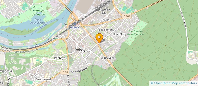 localisation de l'entreprise TEMF TRANSPORTS à POISSY