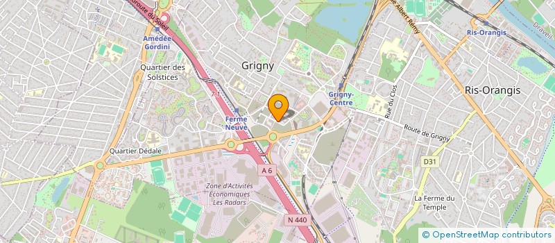 localisation de l'entreprise TEMISA COIFFURE  GRIGNY