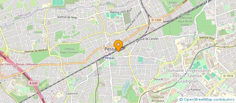 localisation de l'entreprise TEMMA  PESSAC