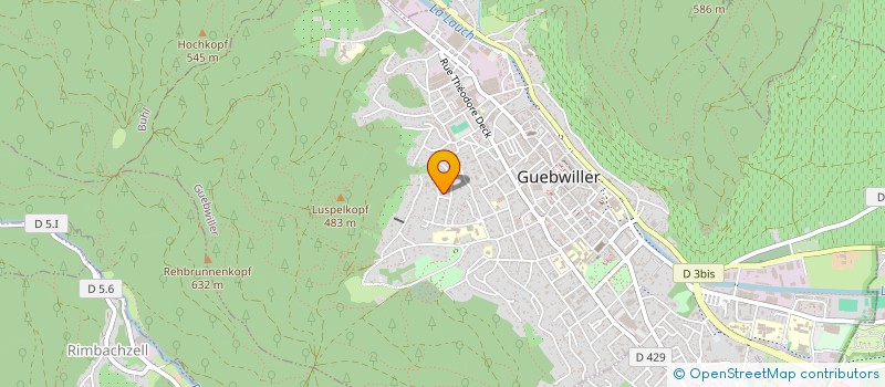 localisation de l'entreprise TEMMIS  GUEBWILLER