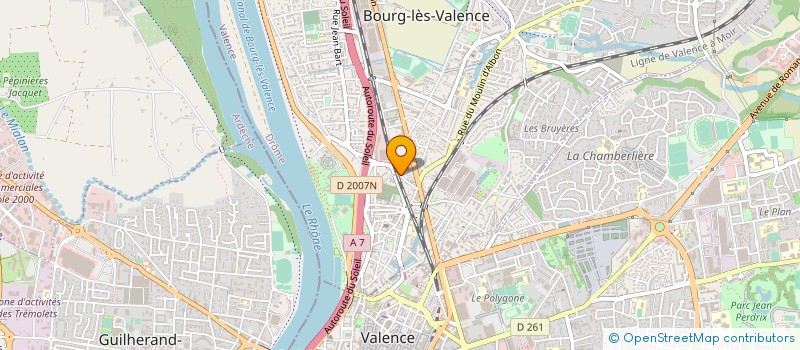 localisation de l'entreprise TEMO à BOURG-LES-VALENCE