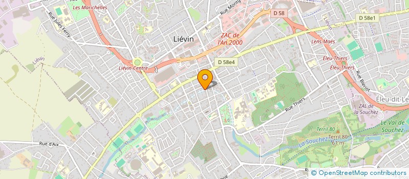 localisation de l'entreprise TEMO FAIDHERBE  LIEVIN