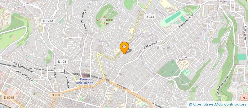 localisation de l'entreprise TEMOIN CLE PRODUCTION  ROUEN