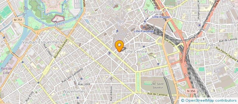 localisation de l'entreprise TEMOINS DES TEMOINS DE LILLE à LILLE