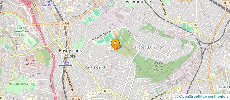 localisation de l'entreprise TEMOTEO T.A.H. ASSOCIATION HANDICAP OUVERT A TOUS à ROSNY-SOUS-BOIS