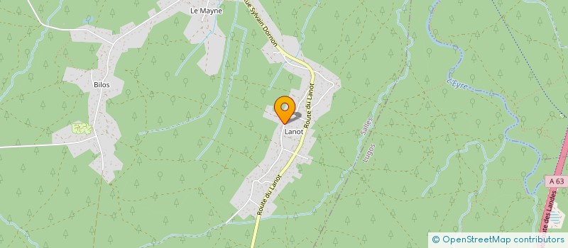 localisation de l'entreprise TEMP  SALLES