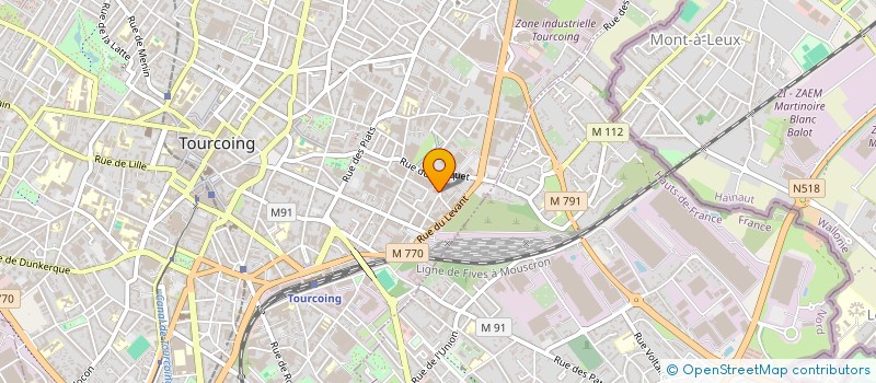 localisation de l'entreprise TEMP-EAU-NORD à TOURCOING