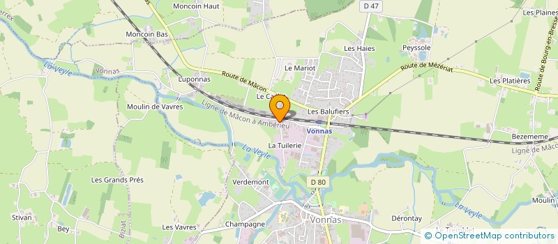 localisation de l'entreprise TEMPA FRANCE à VONNAS
