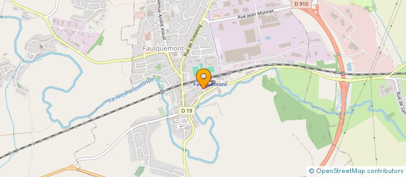 localisation de l'entreprise TEMPER - ART  FAULQUEMONT