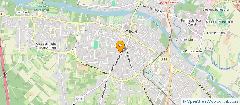 localisation de l'entreprise TEMPERANCE à OLIVET