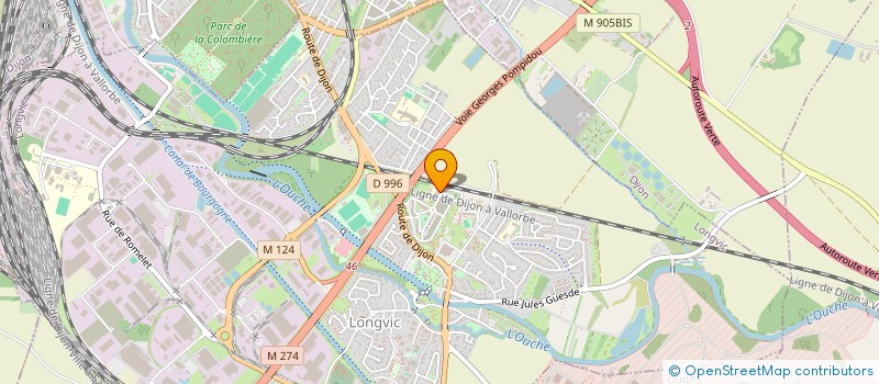 localisation de l'entreprise TEMPERANCE & FRINGANT BIPEDE  LONGVIC