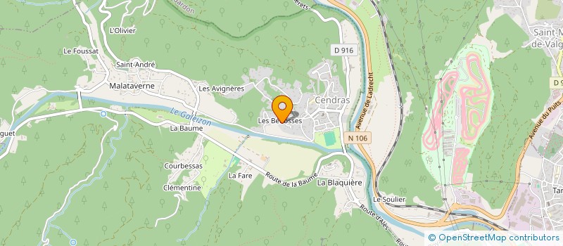 localisation de l'entreprise TEMPERAQ  CENDRAS