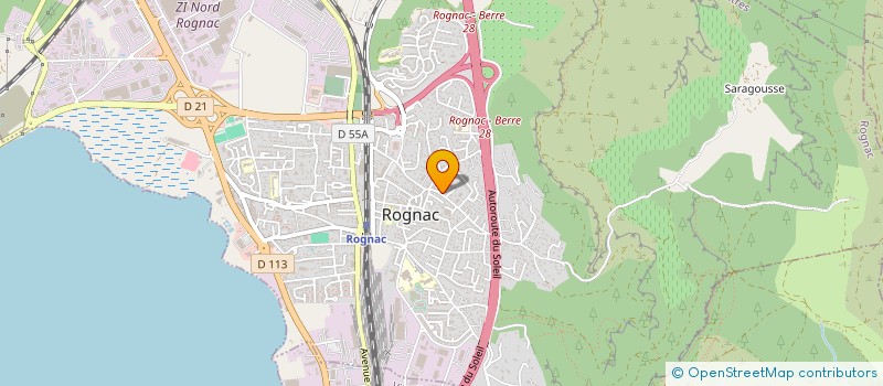 localisation de l'entreprise TEMPERE HABITAT & ENVIRONNEMENT  ROGNAC