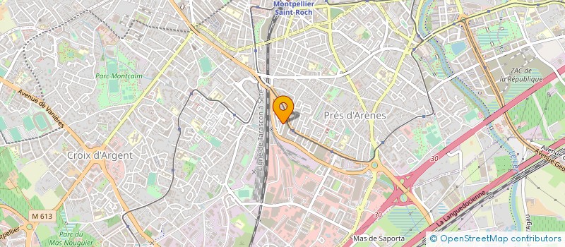 localisation de l'entreprise TEMPERIAL ETANCHEITE à MONTPELLIER