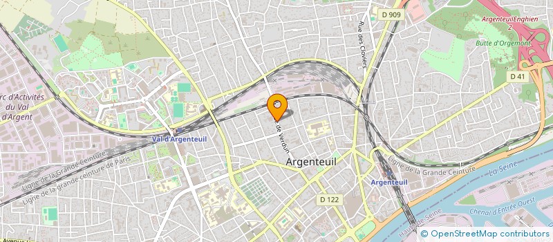 localisation de l'entreprise TEMPERIS  ARGENTEUIL