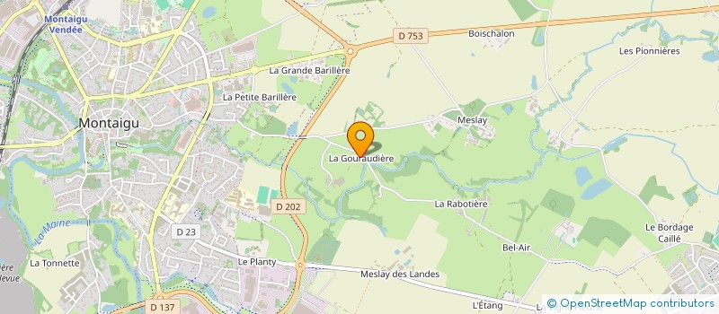localisation de l'entreprise TEMPETE à MONTAIGU-VENDEE